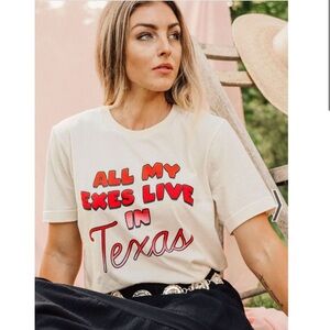 George Straight all my exes live in Texas t-shirt